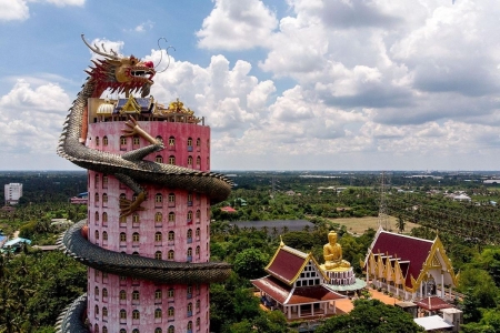 Храм Дракона Ват Сампхан (Wat Samphran)