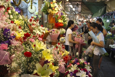 Рынок цветов Пак Хлонг Талат (Pak Khlong Talat)