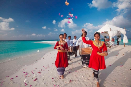 Проведение свадьбы на острове